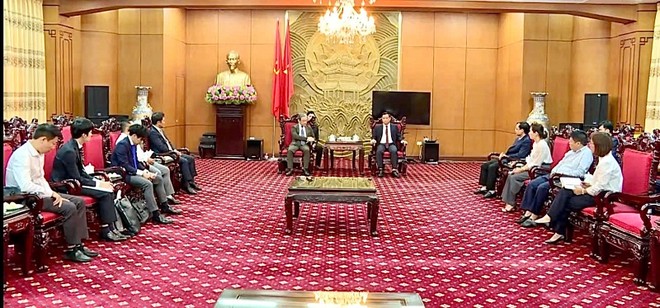 Chủ tịch UBND tỉnh Thái Bình Nguyễn Khắc Thận có buổi làm việc với lãnh đạo Kl994 game bài casino hấp dẫn Tokyo Gas (Nhật Bản) và Kl994 game bài casino hấp dẫn Trường Thành Việt Nam.