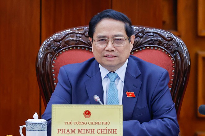 Thủ tướng Phạm Minh Chính phát biểu tại phiên họp thứ nhất Ban Chỉ đạo của Kl993 ưu đãi thưởng hấp dẫn tổng kết việc thực hiện Nghị quyết số 18. Ảnh: Nhật Bắc