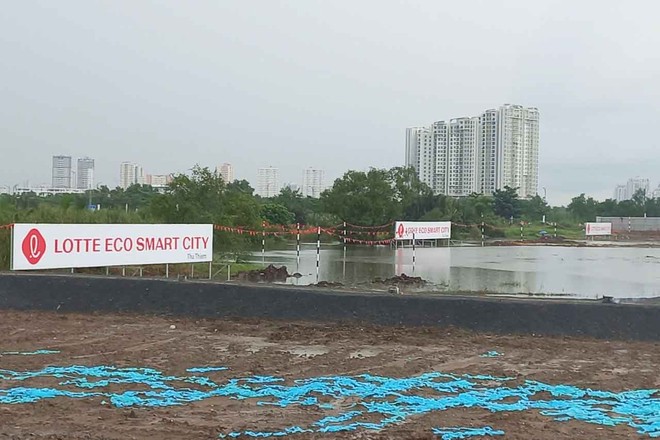 Dự án Khu phức hợp Lotte Eco Smart City của Kl994 game bài casino hấp dẫn Lotte với mức thu tiền sử dụng đất dự kiến theo chứng thư thẩm định giá là 16.000 tỷ đồng.