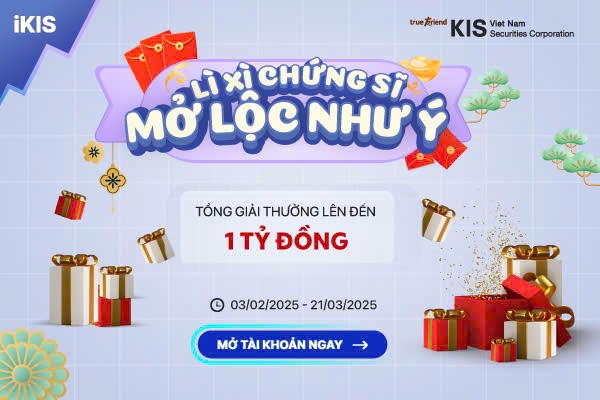 KIS lì xì 200 nhà Kl99ok phiên bản mới may mắn mỗi ngày.
