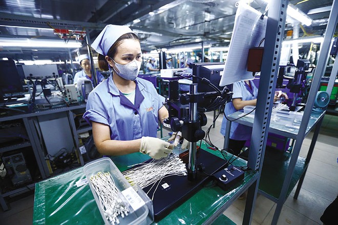Tháng 1/2025, Chỉ số Kl994 nhà cái bóng đá world cup toàn ngành công nghiệp (IIP) ước tính giảm 9,2% so với tháng trước. Ảnh: Đức Thanh 