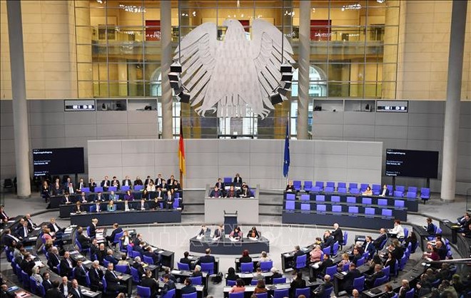 Toàn cảnh một phiên họp Quốc hội Đức tại thủ đô Berlin. Ảnh: THX/TTXVN