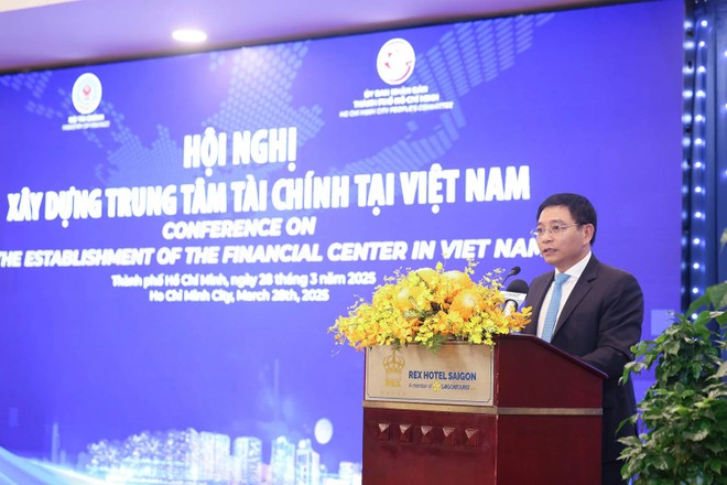 Bộ trưởng Bộ Kl991.com nạp rút nhanh Nguyễn Văn Thắng phát biểu tại hội nghị. Ảnh: Lê Toàn