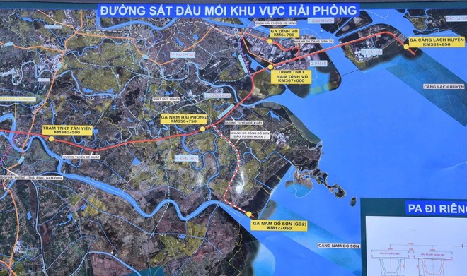 Bản đồ hướng tuyến 99Kl.app khuyến mãi hot Lào Cai - Hà Nội - Hải Phòng đoạn qua Hải Phòng 