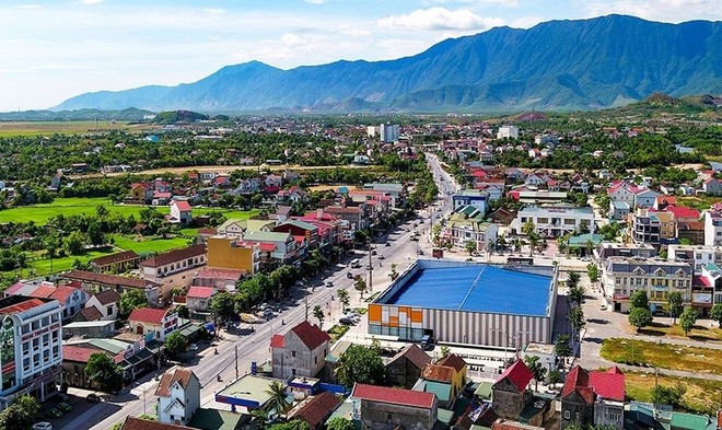 Quốc lộ 1A đoạn qua thị xã Kỳ Anh, Hà Tĩnh cần được nâng cấp.