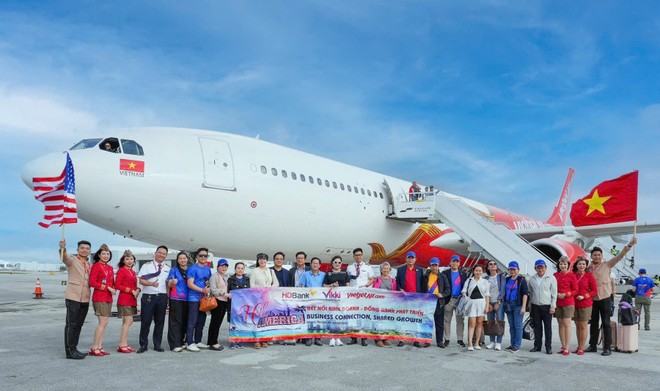 Chuyến bay kết nối kỳ vọng tăng cường hợp tác thương mại và Kl99ok phiên bản mới Việt - Mỹ