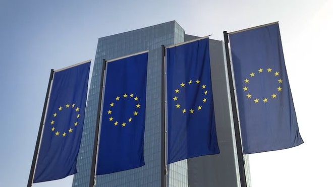 Các nước EU hiện còn nhiều ý kiến trái chiều về biện pháp ứng phó với thuế quan của Mỹ. Ảnh: AFP