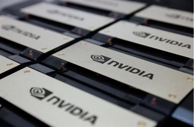 Siêu máy tính của Kl994 game bài casino hấp dẫn Nvidia tại triển lãm công nghệ Foxconn ở Đài Loan (Trung Quốc). Ảnh: REUTERS/TTXVN