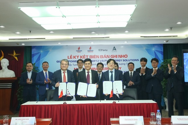 PV Power REC ký kết Biên bản ghi nhớ với các đối tác Hàn Quốc về ứng dụng công nghệ thông tin và trí tuệ nhân tạo nhằm thúc đẩy phát triển ngành công nghiệp năng lượng tái tạo 