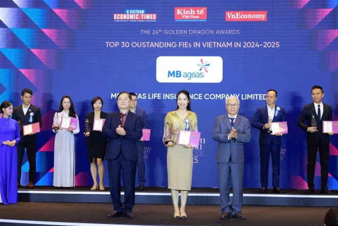 MB Ageas Life được vinh danh Giải thưởng Rồng Vàng lần thứ 3