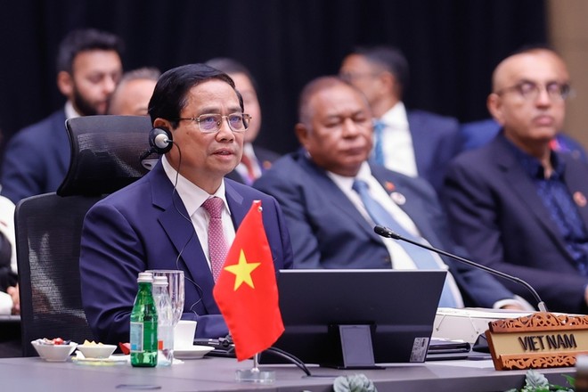 Thủ tướng Phạm Minh Chính bắt đầu các hoạt động tại Hội nghị Cấp cao ASEAN 46 