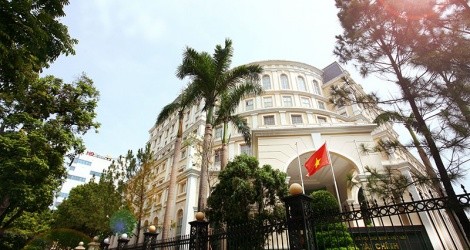 Trụ sở Bộ Kl991.com nạp rút nhanh. Ảnh: Lê Tiên 