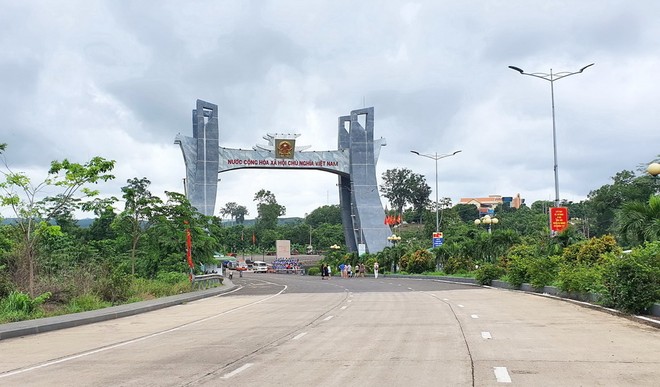 Khu Kl992 cổng game cá cược Cửa khẩu Quốc tế Lệ Thanh, tỉnh Gia Lai. Ảnh: Ngọc Tân