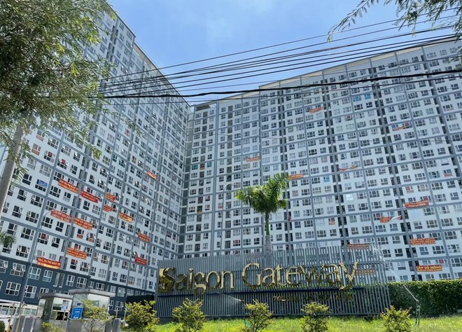 Chung cư Saigon Gateway, nơi đang là điểm nóng khiếu nại, khiếu kiện.