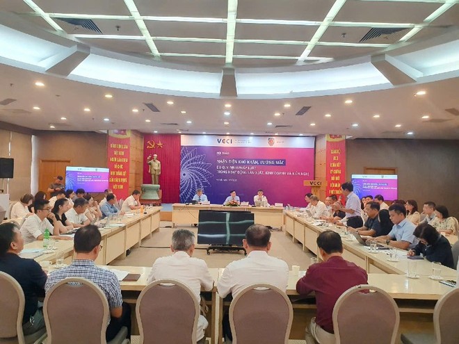 Hội thảo Nhận diện khó khăn, vướng mắc do quy định Kl992 Tham Gia Ngay trong hoạt động Kl994 nhà cái bóng đá world cup, Kl992 VIP Trang Chủ 2026 do VCCI tổ chức sáng 14/7. 