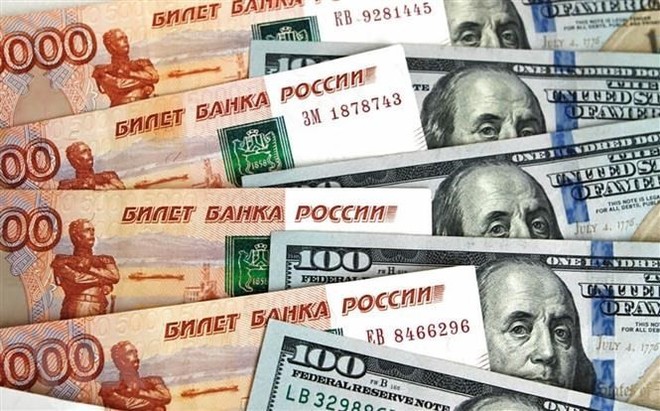Nga: Dự trữ ngoại hối đạt mức cao kỷ lục 695,5 tỷ USD 