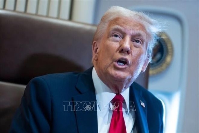 Tổng thống Mỹ Donald Trump. Ảnh: IRNA/TTXVN