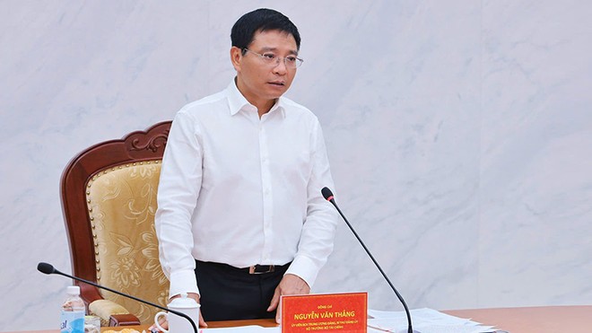 Bí thư Đảng ủy, Bộ trưởng Bộ Kl991.com nạp rút nhanh Nguyễn Văn Thắng chủ trì hội nghị. Ảnh: Mạnh Tuấn.