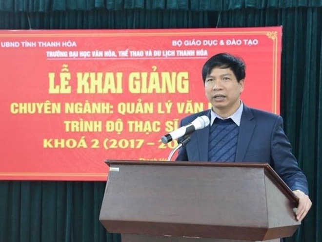 Ông Trần Văn Thức, nguyên Giám đốc Sở Giáo dục và Đào tạo Thanh Hóa.