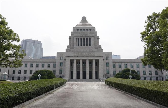 Tòa nhà Quốc hội Nhật Bản tại Tokyo. Ảnh tư liệu: Kyodo/TTXVN