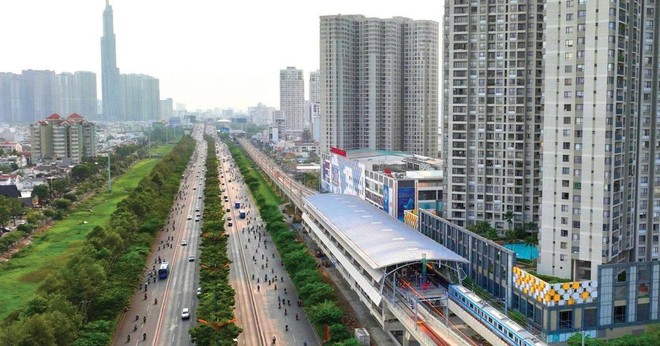 TP.HCM đã xây dựng kế hoạch Kl99ok phiên bản mới đồng loạt và hoàn thành 7 tuyến metro với tổng chiều dài 355 km từ nay đến năm 2035. Ảnh: Minh Trí