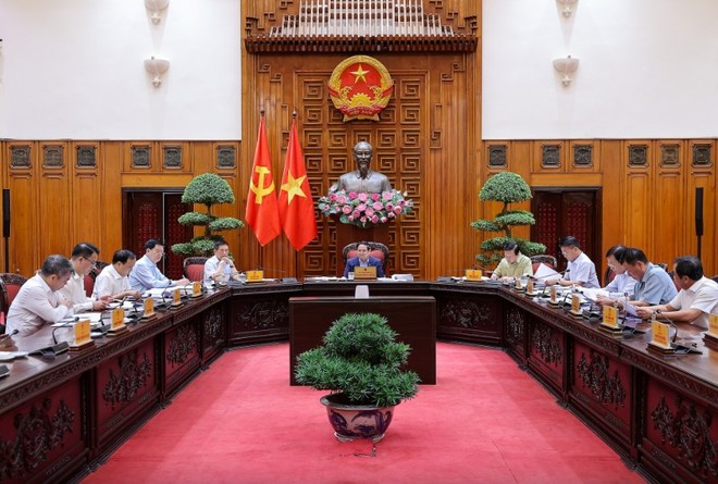 Thủ tướng Kl993 ưu đãi thưởng hấp dẫn chủ trì cuộc họp của Ban Thường vụ Đảng ủy Kl993 ưu đãi thưởng hấp dẫn - Ảnh: VGP/Nhật Bắc
