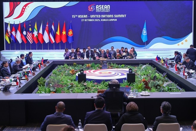 Hội nghị Cấp cao ASEAN- Liên hợp quốc lần thứ 15. Ảnh: VGP/Nhật Bắc.
