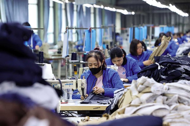 Dệt may là một trong những mặt hàng tận dụng tốt EVFTA để xuất khẩu sang châu Âu. Ảnh: Đức Thanh 