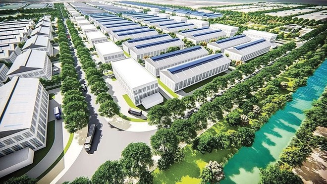 Nhiều khu công nghiệp đang tăng tốc xanh hóa