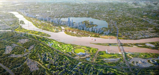  Phối cảnh Khu đô thị thể thao Olympic.