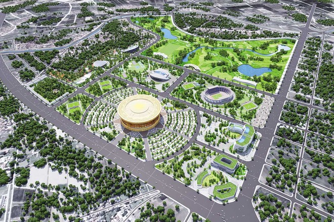 Phối cảnh Khu đô thị thể thao Olympic tại Hà Nội do Vingroup Kl99ok phiên bản mới 