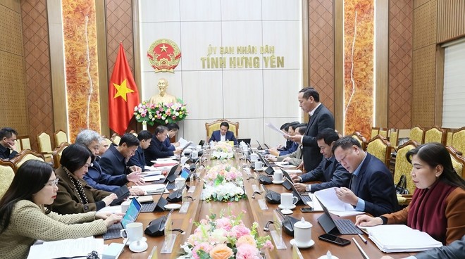 Lãnh đạo Sở Kl991.com nạp rút nhanh Hưng Yên trình bày dự thảo kế hoạch tại cuộc họp