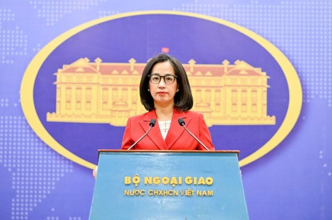 Người phát ngôn Bộ Ngoại giao chia sẻ tại buổi họp báo ngày 8/1/2026.