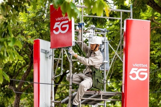 Mạng di động Viettel.