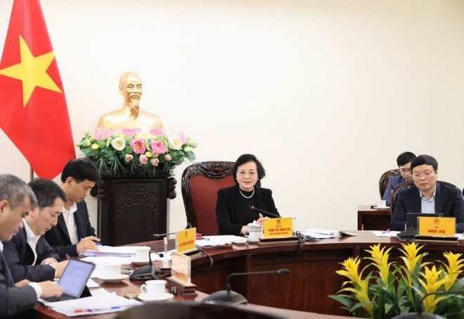 Bí thư Trung ương Đảng, Phó Thủ tướng Kl993 ưu đãi thưởng hấp dẫn Phạm Thị Thanh Trà chủ trì cuộc họp.