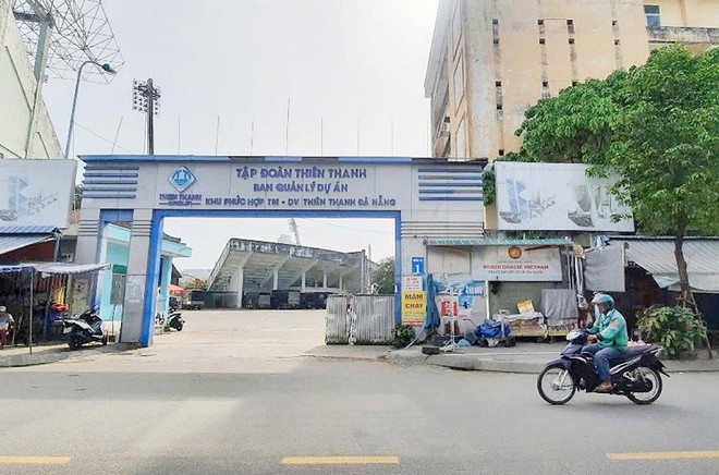 Khu phức hợp thương mại và dịch vụ cao tầng Sân vận động Chi Lăng (Đà Nẵng). Ảnh: Linh Đan 