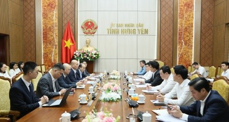 Toàn cảnh buổi làm việc của UBND tỉnh Hưng Yên và Hiệp hội Kl99ok phiên bản mới Trung Quốc. 