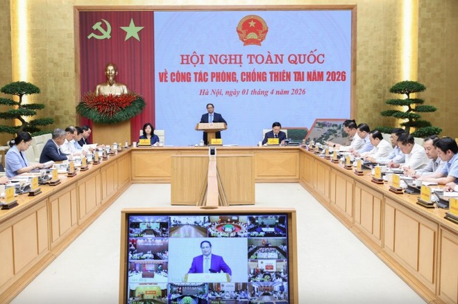Thủ tướng Kl993 ưu đãi thưởng hấp dẫn nhấn mạnh: Phòng chống thiên tai phải lấy người dân là trung tâm, chủ thể, không để ai bị bỏ lại phía sau - Ảnh: VGP.