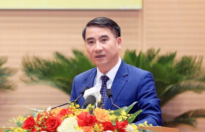 Ủy viên Ban Thường vụ Thành ủy, Phó Chủ tịch UBND TP. Hà Nội Nguyễn Xuân Lưu.