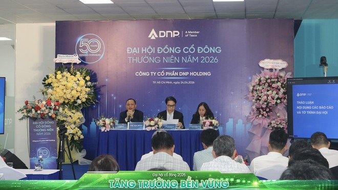 Toàn cảnh phiên họp Đại hội đồng Trang Chủ KL99Com Số 1 Link Đăng Ký KL999 của DNP Holding năm 2026.