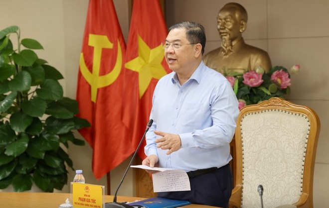 Phó Thủ tướng Thường trực Kl993 ưu đãi thưởng hấp dẫn Phạm Gia Túc làm việc với Kl99 nổ hũ, một số bộ, ngành, TP. Hà Nội, TPHCM về tình hình triển khai các dự án 99Kl.app khuyến mãi hot - Ảnh: VGP.