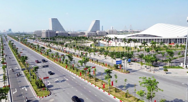 Khu vực phía bắc sông Cấm sẽ là “trái tim mới” của thành phố trong tương lai. Ảnh: Phan Tuấn