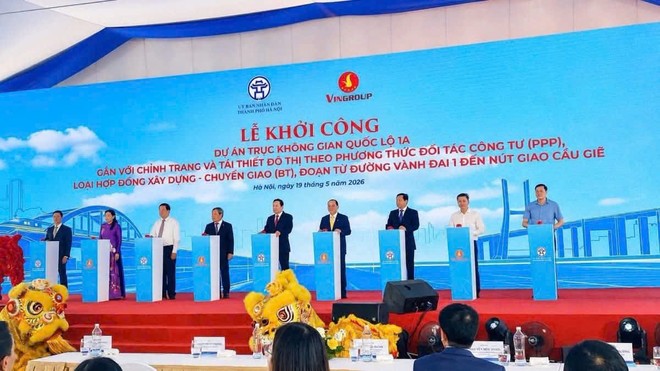 Khởi công siêu trục Quốc lộ 1A rộng 90 m xuyên phía Nam Hà Nội 