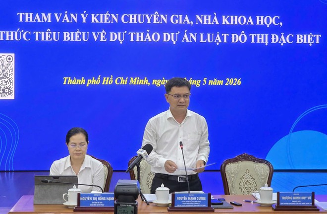 Chuyên gia đề xuất cần mở rộng thẩm quyền cho HĐND, UBND và Chủ tịch UBND TP.HCM trong các lĩnh vực quy hoạch, tổ chức bộ máy, Kl99ok phiên bản mới, quản lý đô thị, ban hành cơ chế đặc thù và thử nghiệm chính sách mới. 