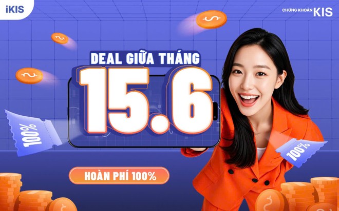 Ngày 15/6, 99Kl99 link đăng nhập KIS hoàn 100% phí giao dịch trên iKIS