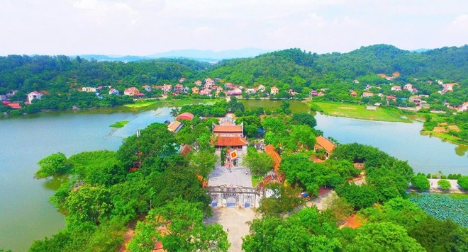 Dự án tu bổ, tôn tạo và phát huy giá trị khu di tích đền Kiếp Bạc có tổng vốn Kl99ok phiên bản mới hơn 1.156 tỷ đồng. Ảnh: Thành Chung 