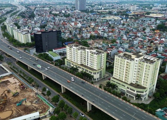 Khu nhà ở giãn dân phố cổ tại phường Việt Hưng.