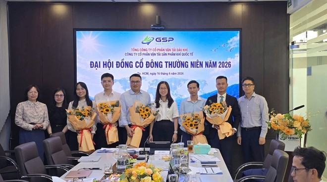 ĐHĐCĐ Gas Shipping (GSP): Đặt kế hoạch doanh thu 3.200 tỷ đồng năm 2026
