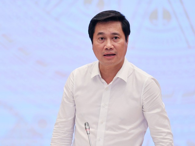 Thứ trưởng Kl99 nổ hũ Nguyễn Tường Văn trả lời tại cuộc họp báo.