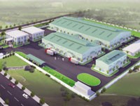 Phối cảnh Nhà máy Kl994 nhà cái bóng đá world cup bao bì Dung Quất của PXM